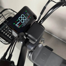 EVOBIKE Atlas PRO 14" 800W 60V 20Ah — электровелосипед с графеновым аккумулятором, до 30 км/ч, чёрный, Фото 9