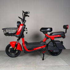EVOBIKE Atlas PRO 14" 800W 60V 20Ah — электровелосипед с графеновым аккумулятором, до 30 км/ч, красный, Фото 10