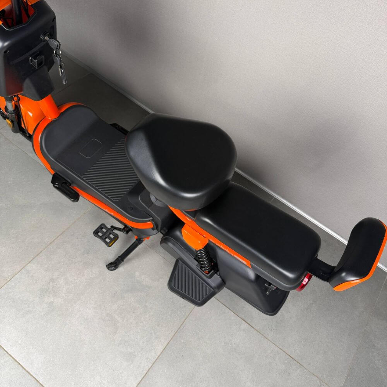 EVOBIKE Atlas PRO 14" 800W 60V 20Ah — электровелосипед с графеновым аккумулятором, до 30 км/ч, оранжевый, Фото 15