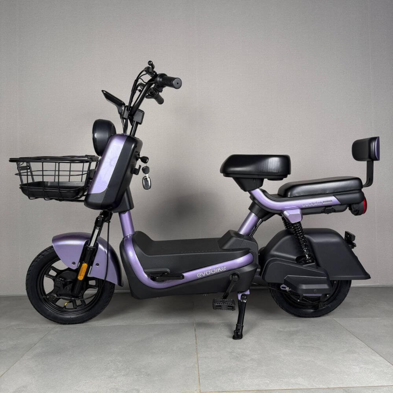 EVOBIKE Atlas PRO 14" 800W 60V 20Ah — электровелосипед с графеновым аккумулятором, до 30 км/ч, фиолетовый, Фото 13