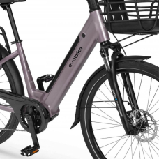 EVOBIKE Vivo N1 600W 48V 13Ah — электровелосипед 26" с LED-дисплеем и корзиной, графитового (серого) цвета, Фото 2