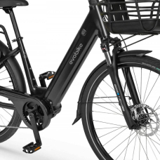 EVOBIKE Vivo N1 600W 48V 13Ah — электровелосипед 26" с LED-дисплеем и корзиной, чёрного цвета, Фото 3