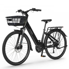 EVOBIKE Vivo N1 600W 48V 13Ah — электровелосипед 26" с LED-дисплеем и корзиной, чёрного цвета, Фото 1
