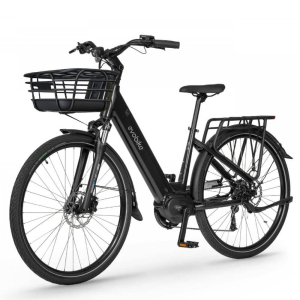EVOBIKE Vivo N1 600W 48V 13Ah — электровелосипед 26" с LED-дисплеем и корзиной, чёрного цвета