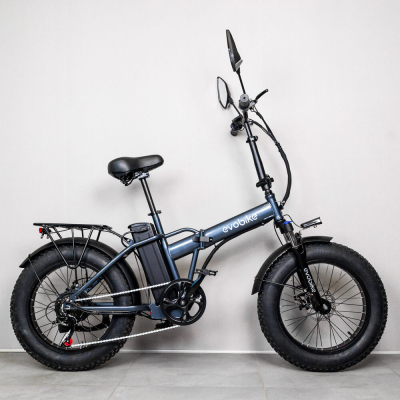 EVOBIKE Storm V8 1000W 48V — складаний електровелосипед 20", графітового (сірого) кольору