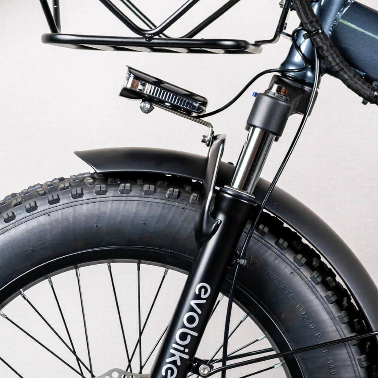 EVOBIKE Storm V8 1000W 48V — складной электровелосипед 20", графитового (серого) цвета, Фото 3