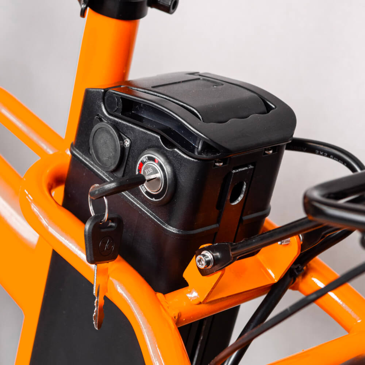 EVOBIKE Storm V8 1000W 48V — складной электровелосипед 20", оранжевого цвета, Фото 3