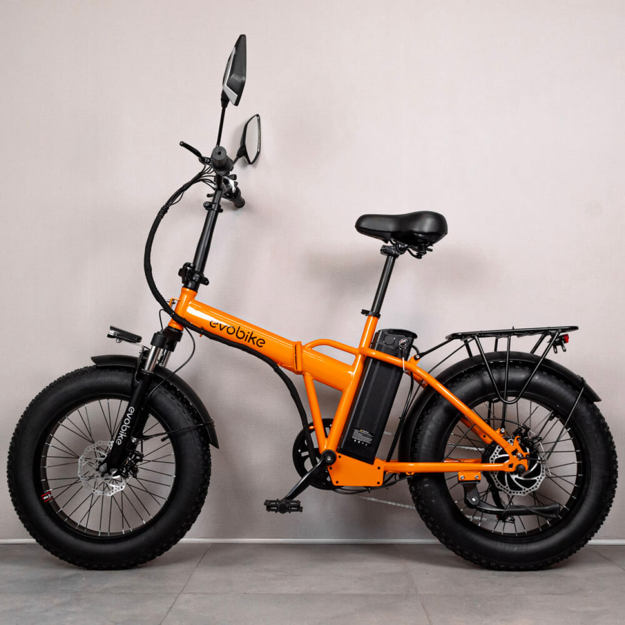 EVOBIKE Storm V8 1000W 48V — складной электровелосипед 20", оранжевого цвета, Фото 12