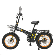 MINAKO F10 Max 1200W 48V 30Ah — складаний електровелосипед з широкими шинами 20×4 жовтий, Фото 2