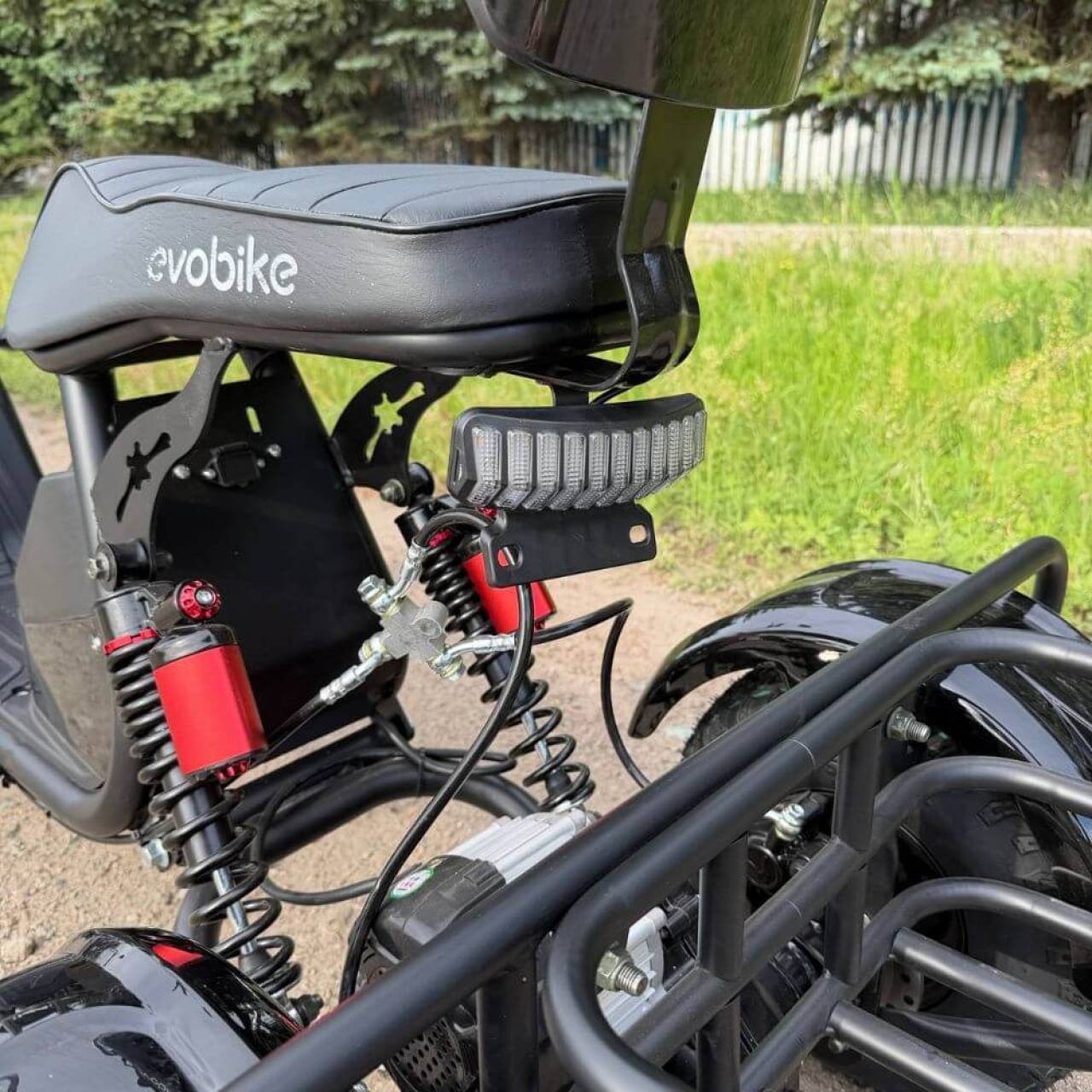 Електровелосипед EVOBIKE Grizzly X3 PRO 2500W 48V 24Ah триколісний, чорний, Фото 10
