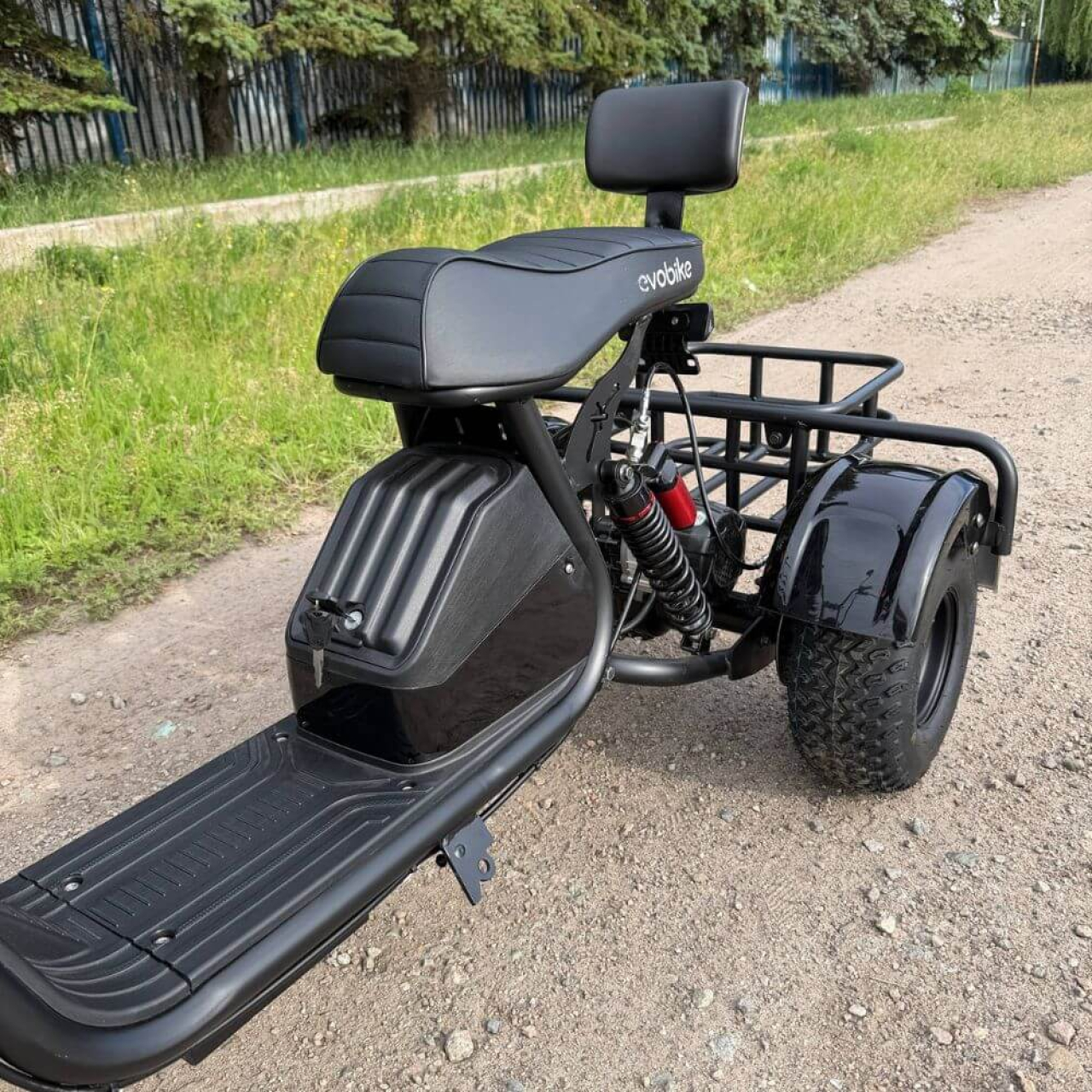 Електровелосипед EVOBIKE Grizzly X3 PRO 2500W 48V 24Ah триколісний, чорний, Фото 5