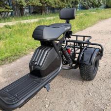 Електровелосипед EVOBIKE Grizzly X3 PRO 2500W 48V 24Ah триколісний, чорний, Фото 5