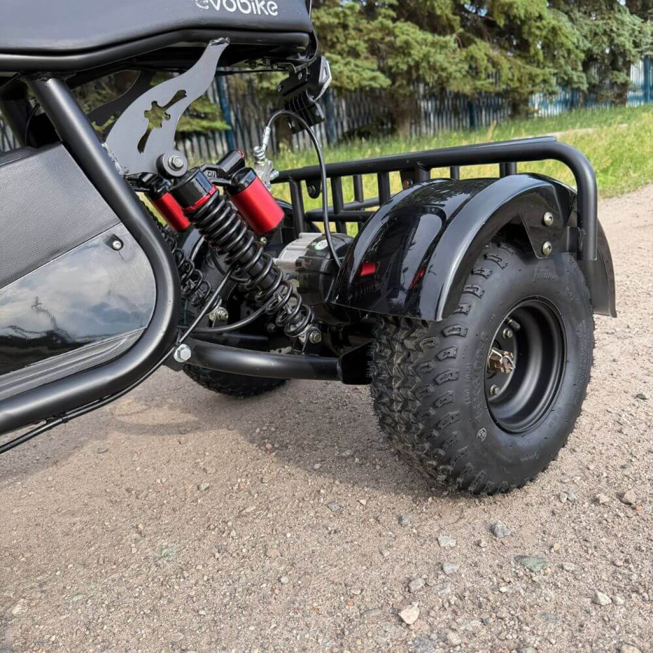 Електровелосипед EVOBIKE Grizzly X3 PRO 2500W 48V 24Ah триколісний, чорний, Фото 4