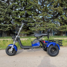 Електровелосипед EVOBIKE Grizzly X3 PRO 2500W 48V 24Ah триколісний, синій, Фото 2
