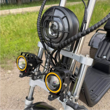 Електровелосипед EVOBIKE Grizzly X3 PRO 2500W 48V 24Ah триколісний, карбон, Фото 2