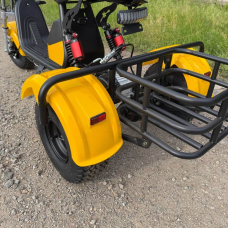 Електровелосипед EVOBIKE Grizzly X3 PRO 2500W 48V 24Ah триколісний, жовтий, Фото 2